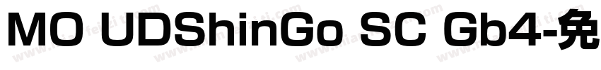 MO UDShinGo SC Gb4字体转换